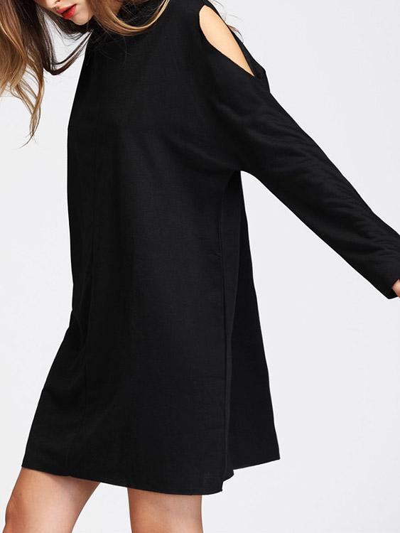 Womens Long Sleeve Shirt Dress