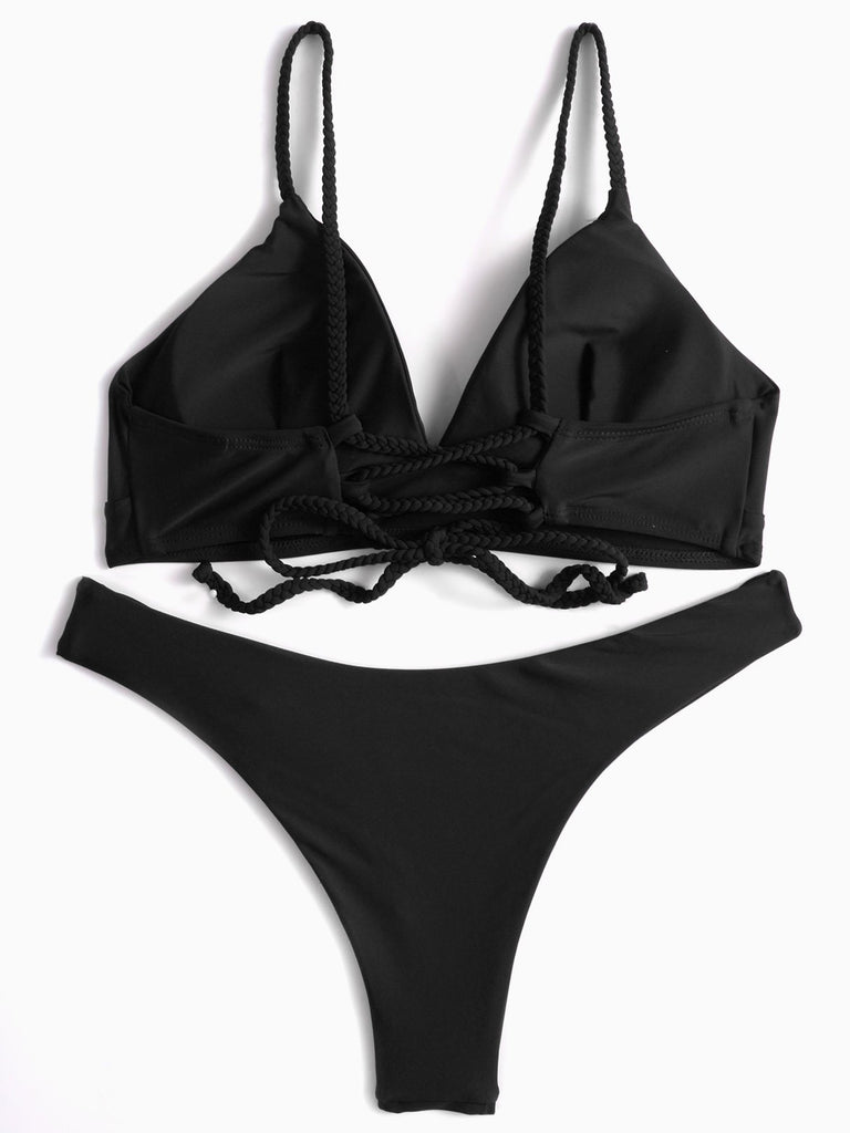 Womens Black Bikinis
