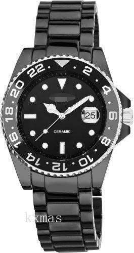 Affordable Ceramic 18 mm Watch Band AK519BK_K0017761