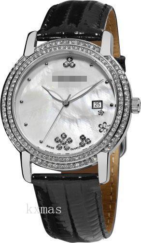 Wholesale Designer Leather 20 mm Watch Strap AK555BK_K0017653