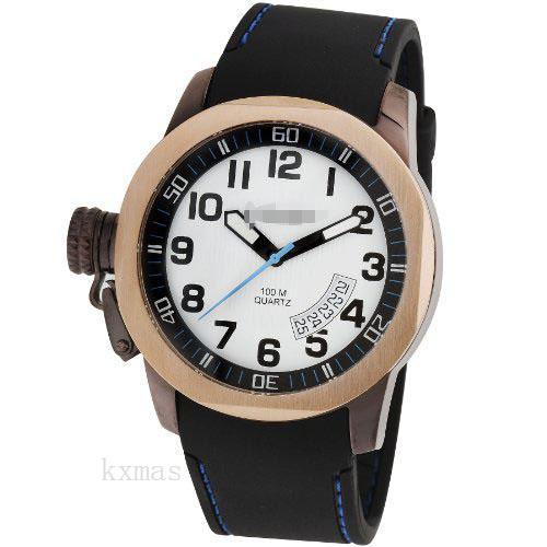 Affordable Luxury Calfskin 24 mm Watch Wristband AKR423WT_K0036126