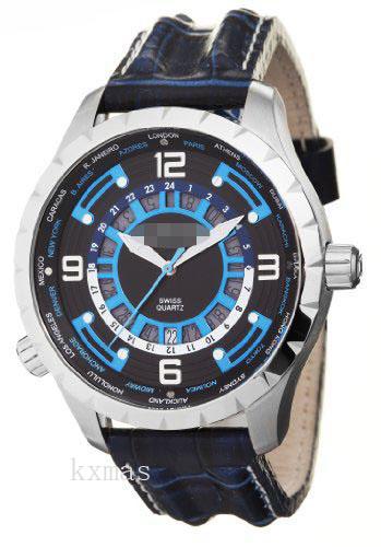 Wholesale Sales Calfskin 23 mm Watch Band Replacement AKR450BU_K0036090