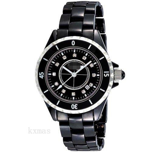 Wholesale Classic Ceramic 15 mm Wristwatch Band AKR485BK_K0036007