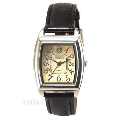 Best Budget Synthetic Leather Replacement Watch Strap AL1150-BK_K0039173