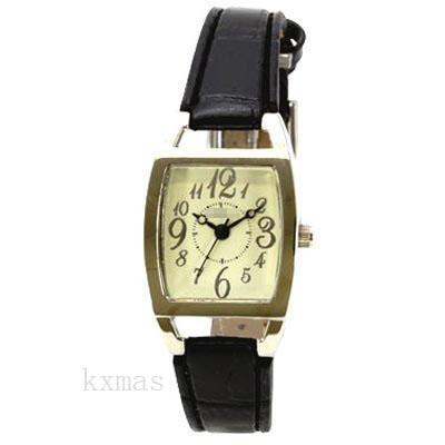 Beautiful Synthetic Leather Watch Strap AL1176-BK_K0039169