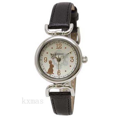 Cheap Synthetic Leather Watch Strap AL1195-BK_K0038772