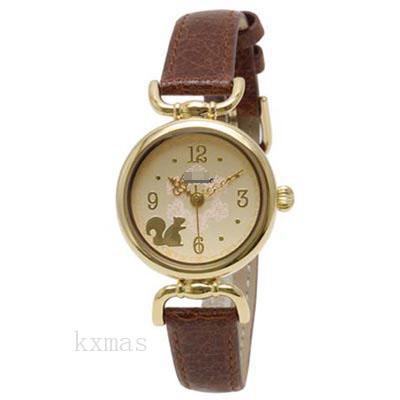 Bargain Luxury Synthetic Leather Wristwatch Strap AL1195-BR_K0039165