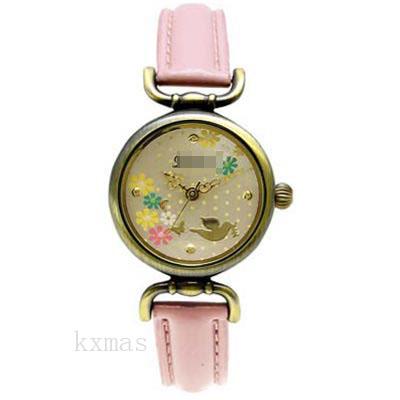 Bargain Designer Synthetic Leather Watch Wristband AL1212-PI_K0039157