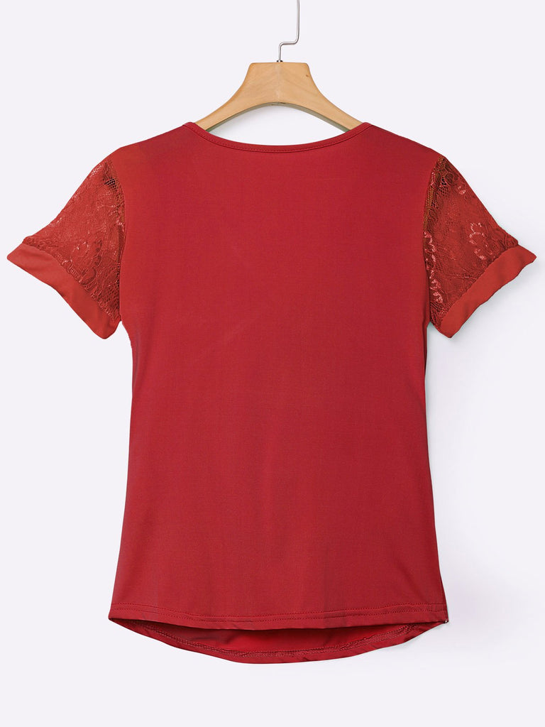 Womens Red T-Shirts