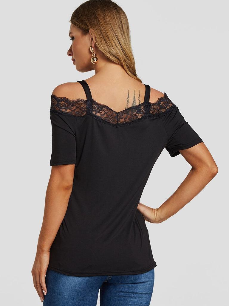 Womens Black T-Shirts