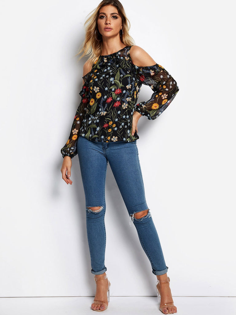 Ladies Long Sleeve Blouses