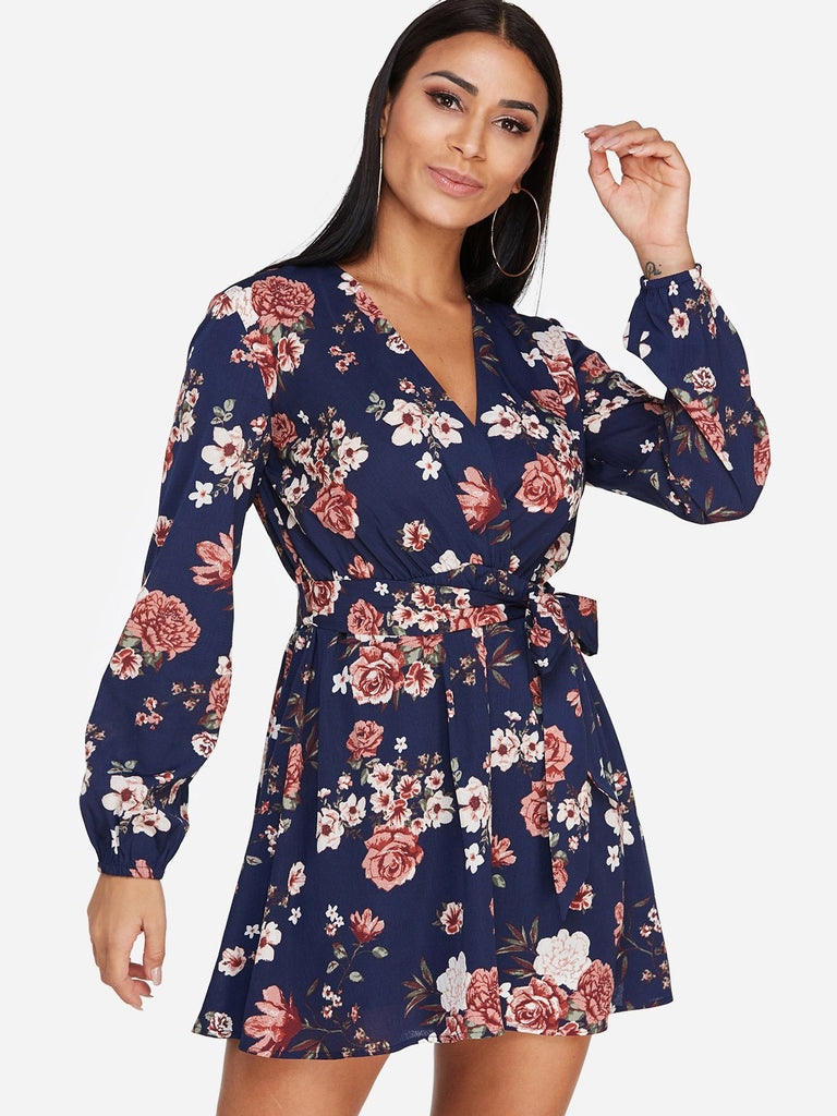 Ladies Long Sleeve Mini Dress