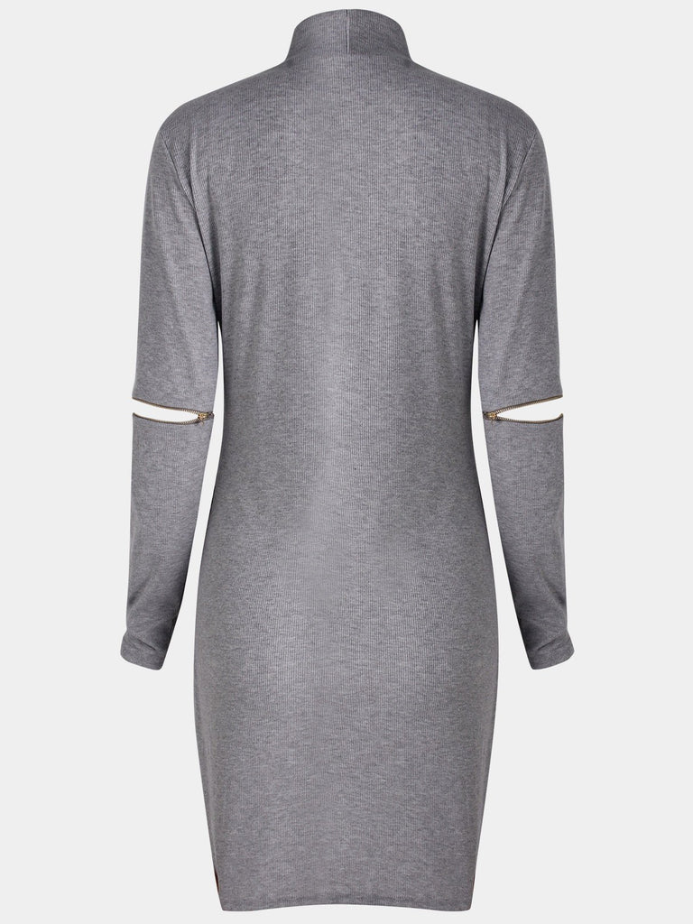 Ladies Grey Casual Dresses