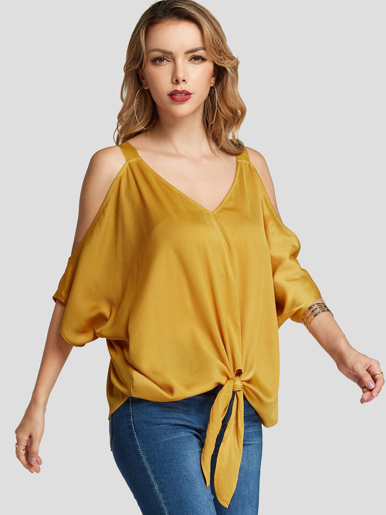 Ladies Yellow Blouses