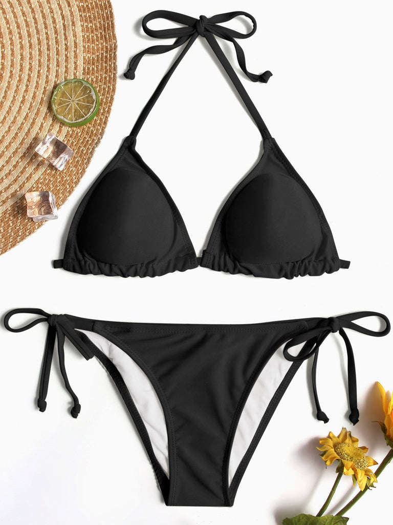 Ladies Yellow Bikinis