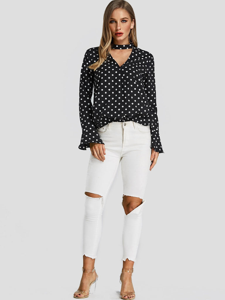 Womens Red Blouses