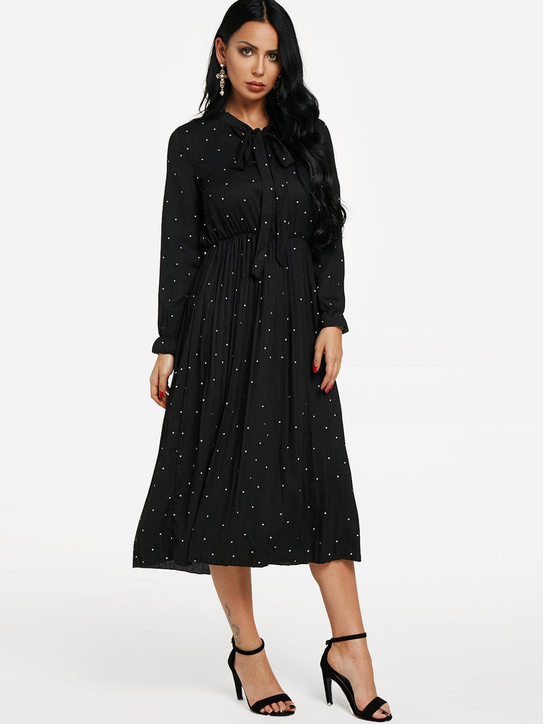Ladies Long Sleeve Maxi Dress