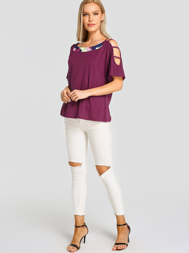 Womens Purple T-Shirts