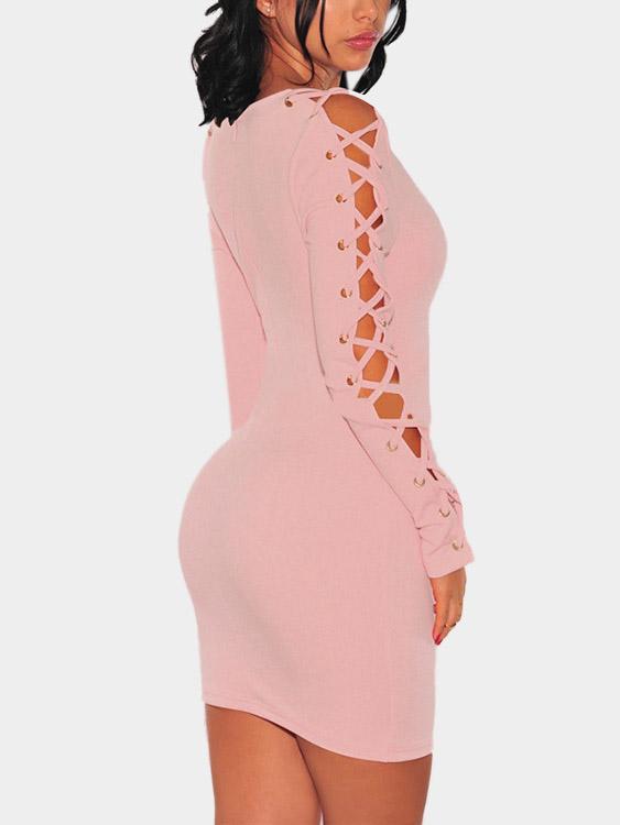 Womens Pink Mini Dresses