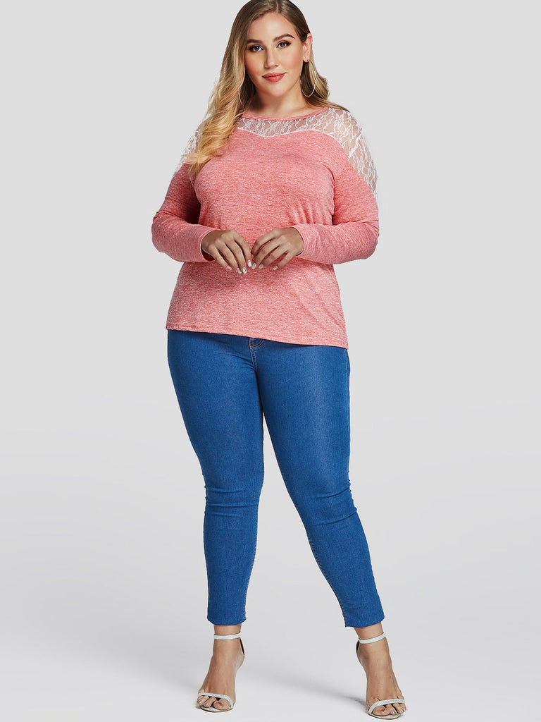 Ladies Purple Plus Size Tops