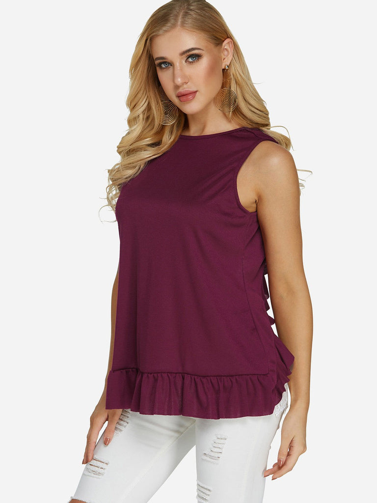 Ladies Black Choker Top