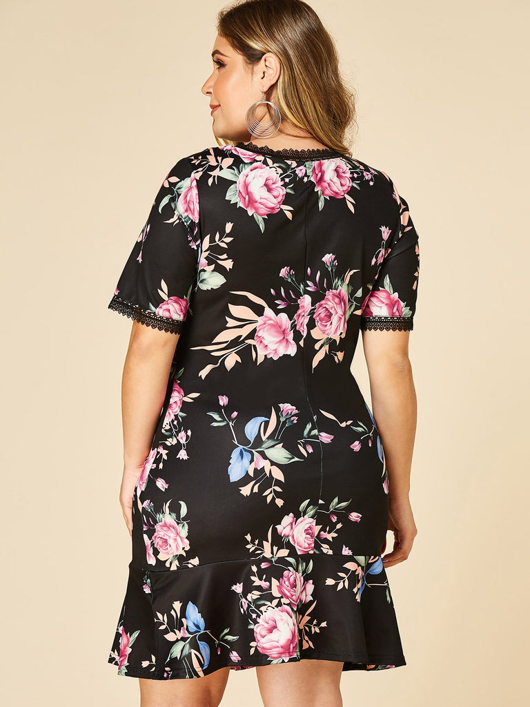 Ladies Black Plus Size Dresses