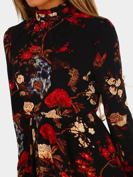 Ladies Long Sleeve Mini Dresses