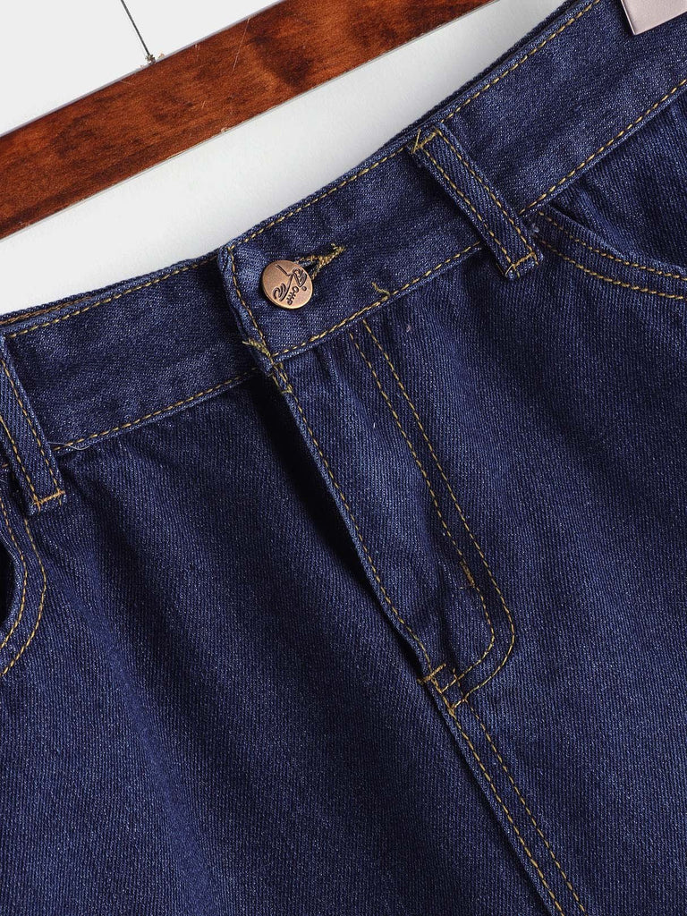 Ladies Navy Plus Size Bottoms