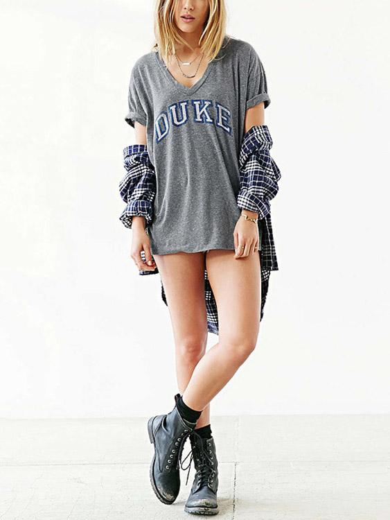 Ladies Grey T-Shirts