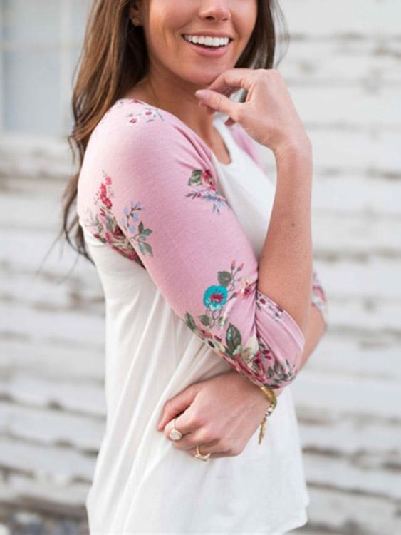 Ladies 3/4 Sleeve Top