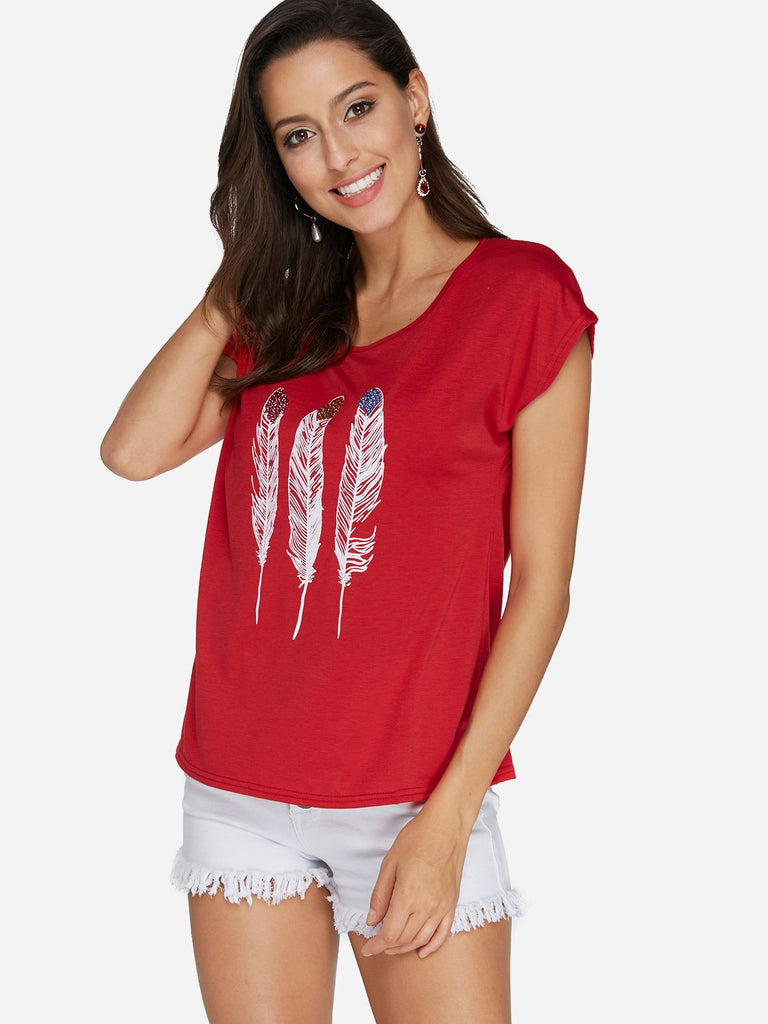 Ladies Red T-Shirts