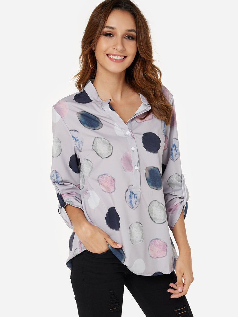 Ladies Grey Blouses