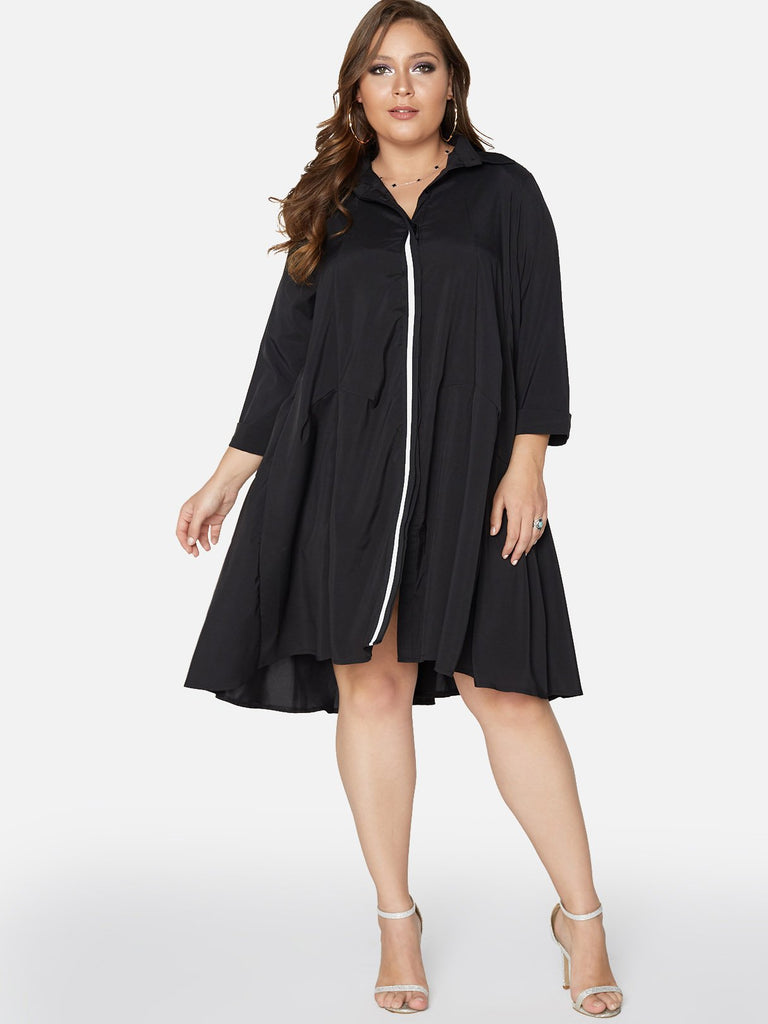 Womens Long Sleeve Plus Size Dresses