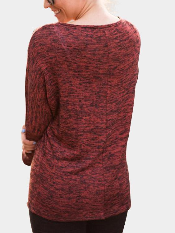 Womens Burgundy T-Shirts