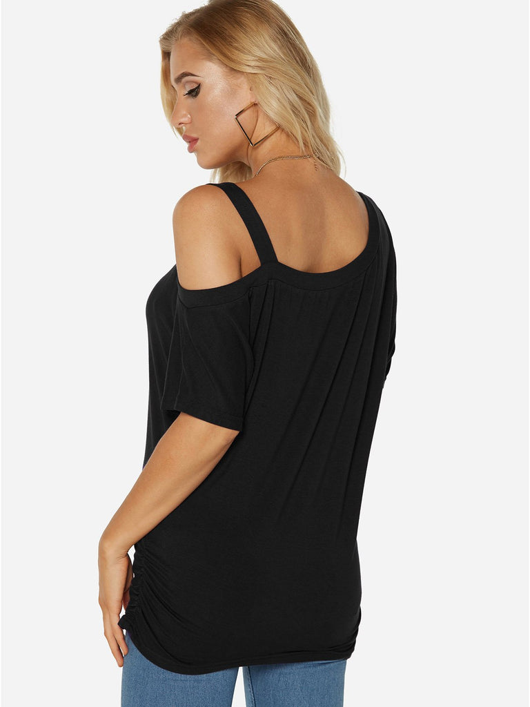 Womens Black T-Shirts