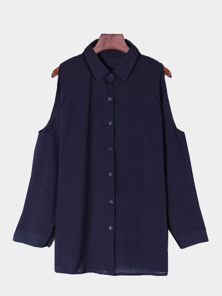 Womens Navy Blouses
