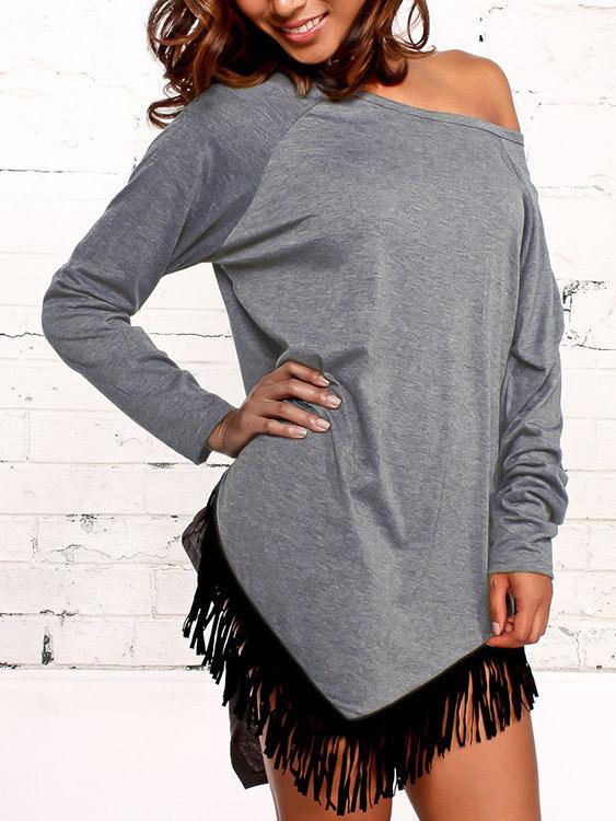 Ladies Grey Mini Dresses