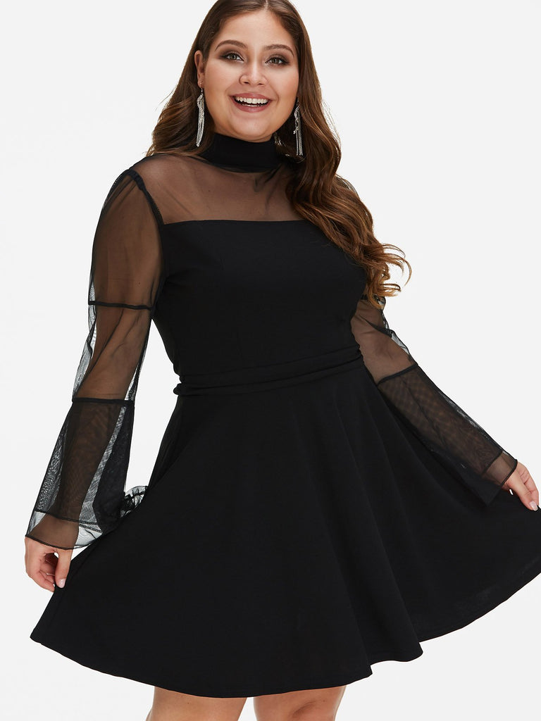 Ladies Black Plus Size Dresses