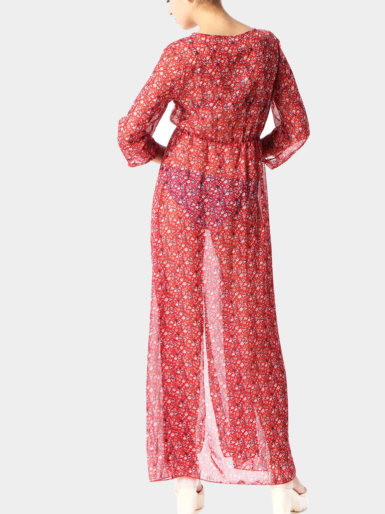 Womens Red Maxi Dresses