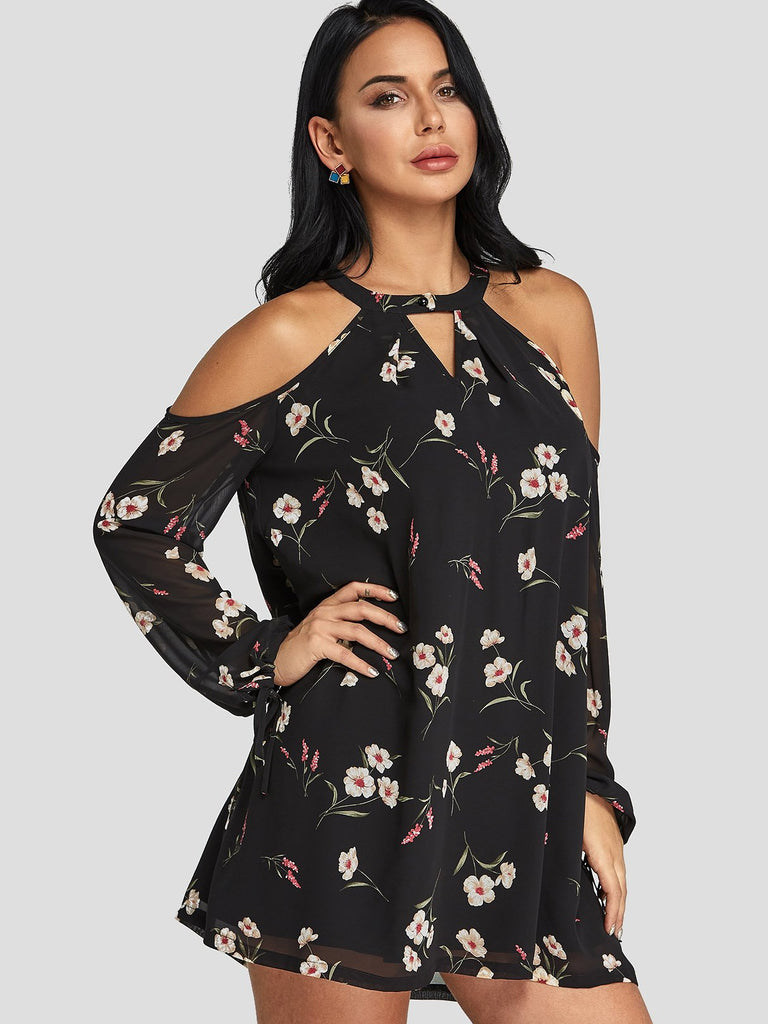Ladies Long Sleeve Mini Dresses