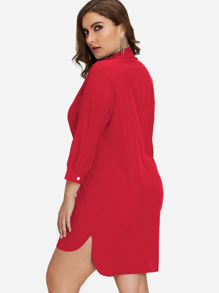 Womens Red Plus Size Dresses