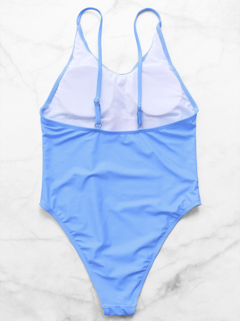 Womens Blue One-Pieces