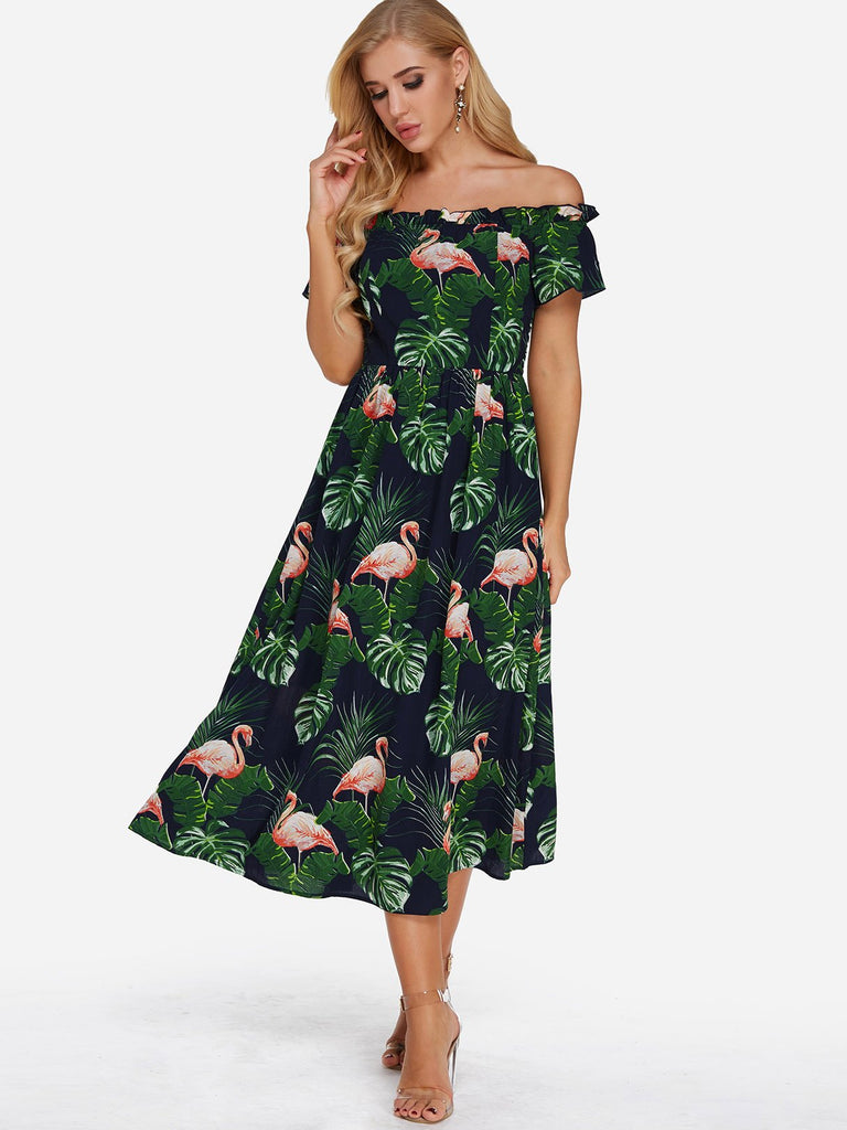 Ladies Short Sleeve Dresses
