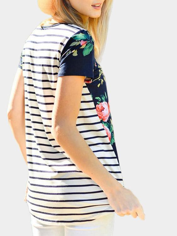 Womens Navy T-Shirts