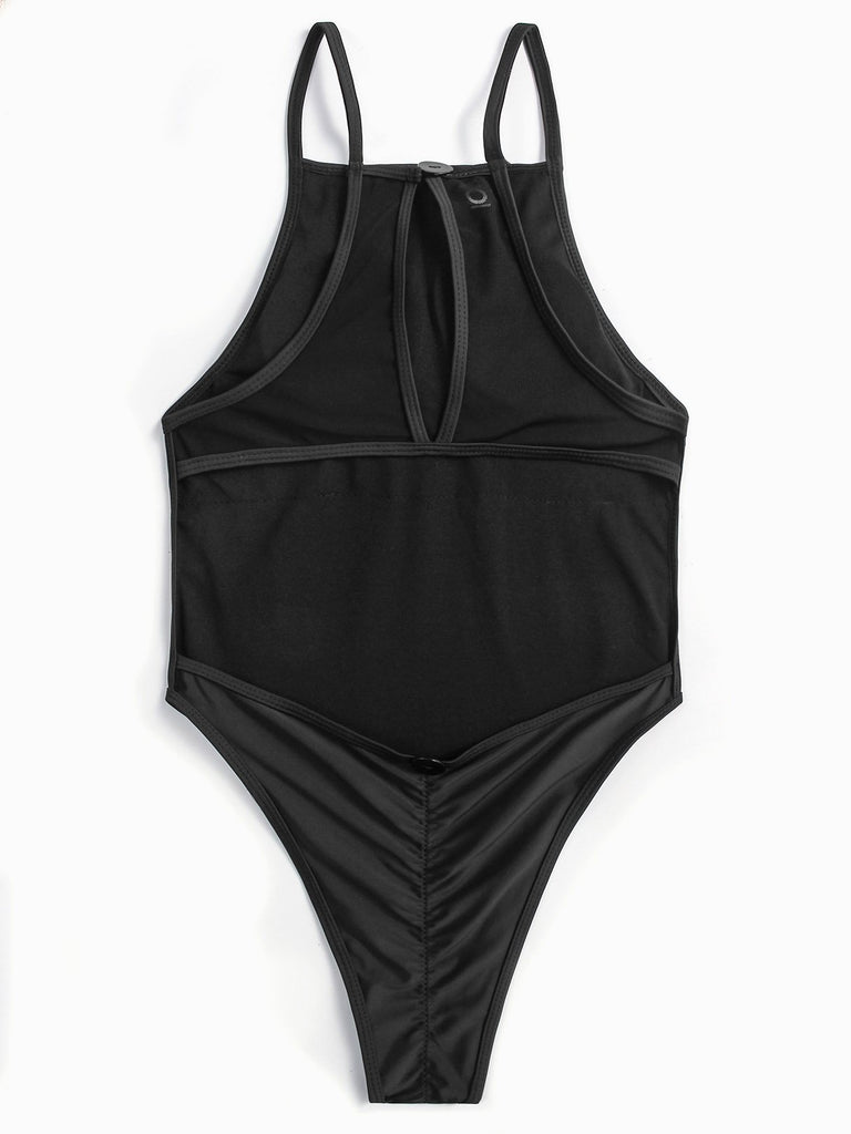 Womens Sleeveless One-Pieces Swimwears