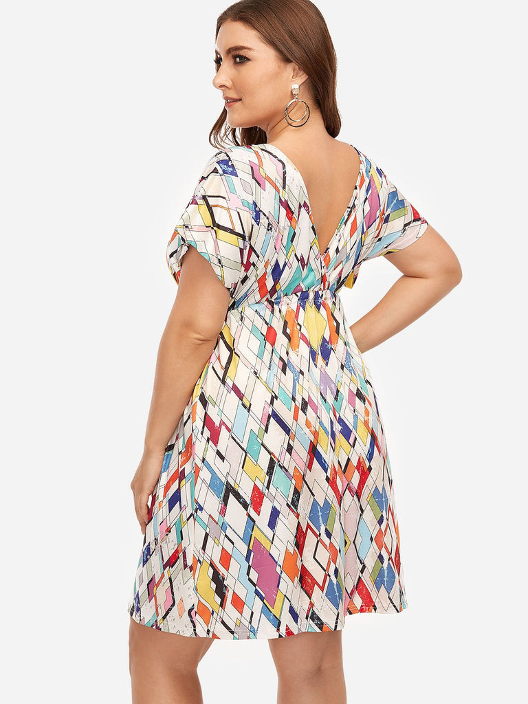 Womens Multi Plus Size Dresses