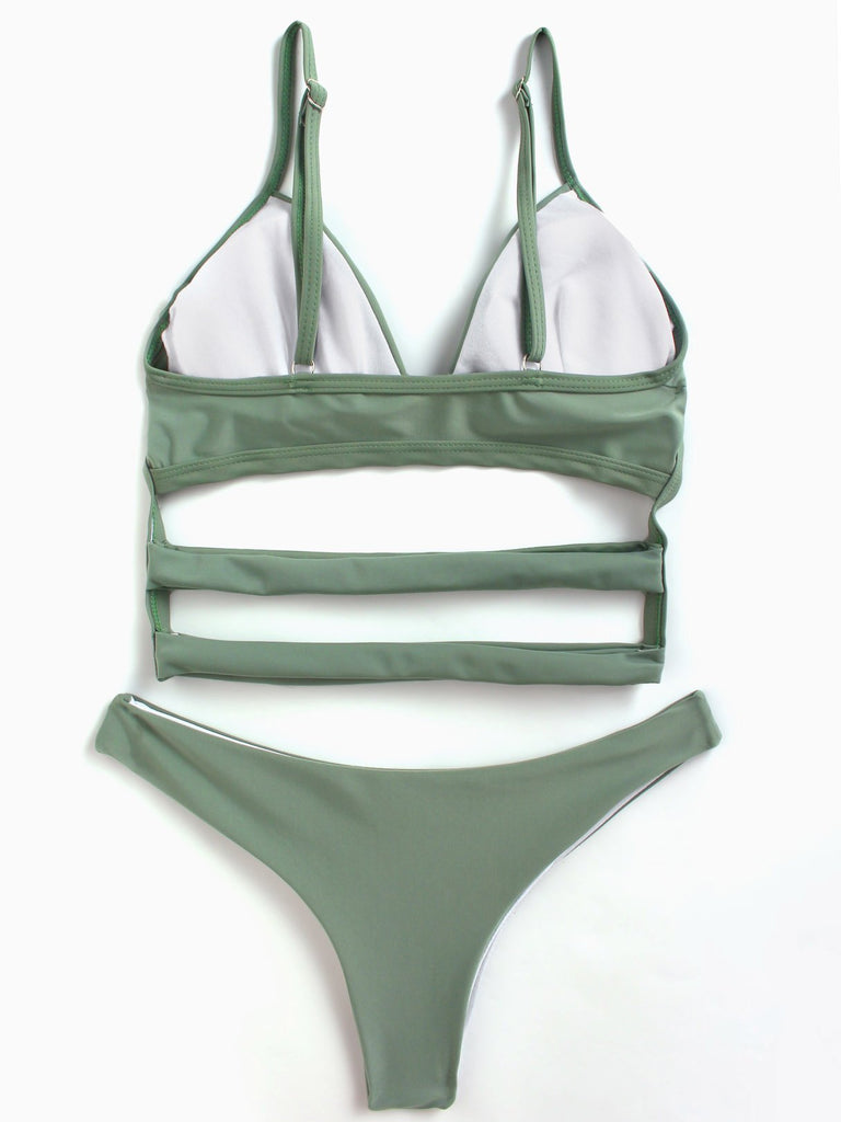 Womens Green Bikinis