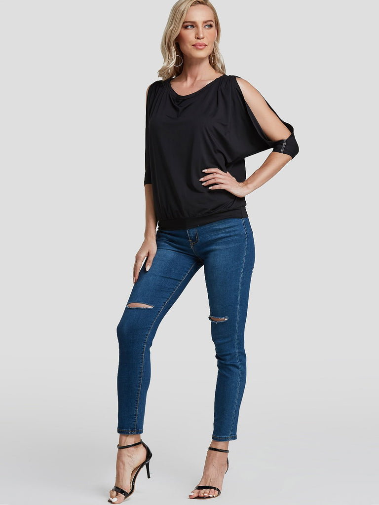 Ladies Half Sleeve T-Shirts