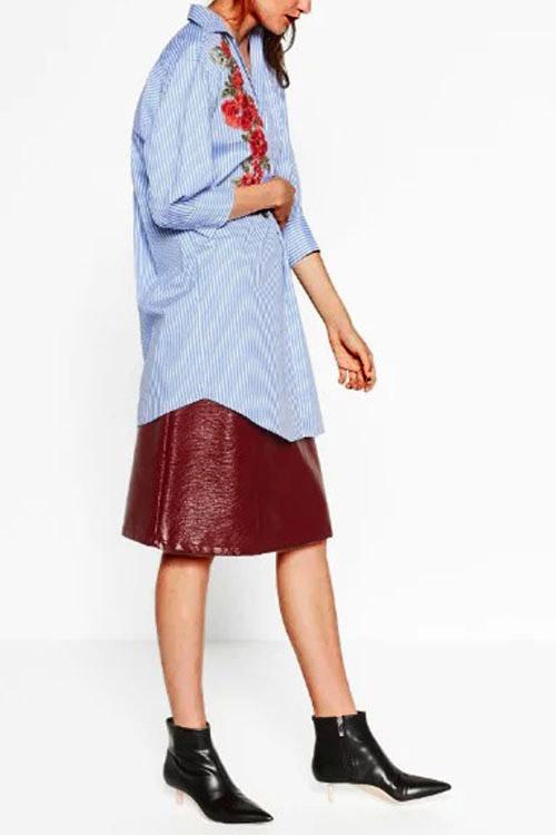 Womens Striped Blouses