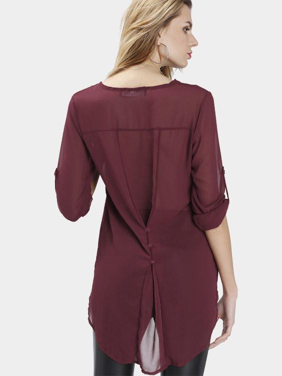 Ladies V-Neck Blouses